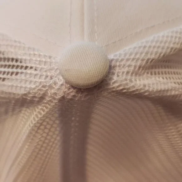 Agent Nateur White with gold embroidery Trucker Hat NEW - Picture 4 of 6